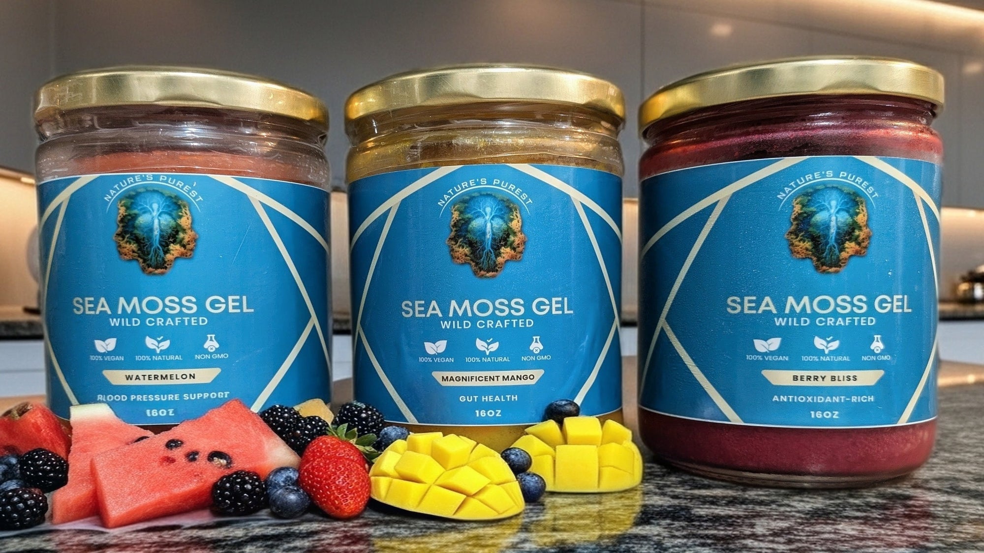 Berry Bliss, Magnificent Mango and Watermelon